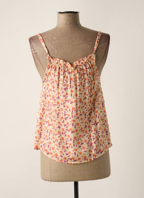 Top orange MUS & BOMBON pour femme