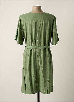 Robe mi-longue manches courtes manches courtes vert VERO MODA femme