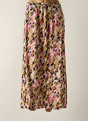 Jupe longue coupe évasée marron VERO MODA femme