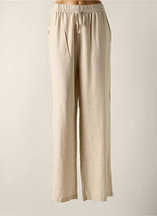 Pantalon large beige ONLY CARMAKOMA pour femme seconde vue