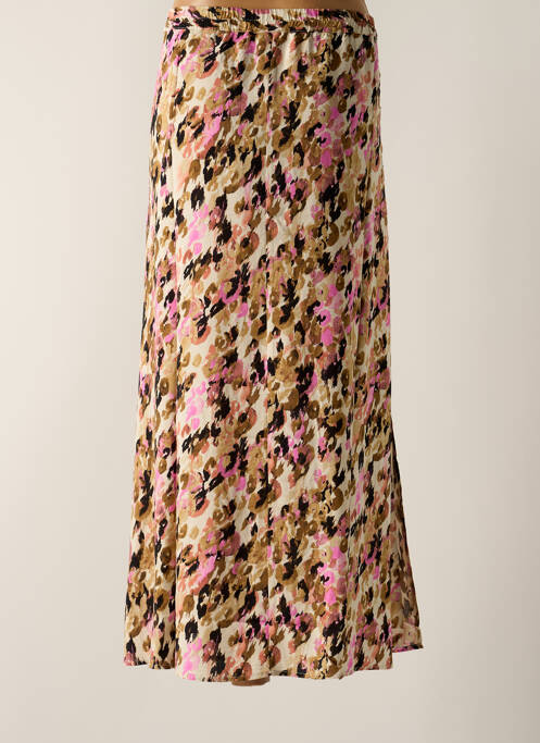 Jupe longue coupe évasée marron VERO MODA femme