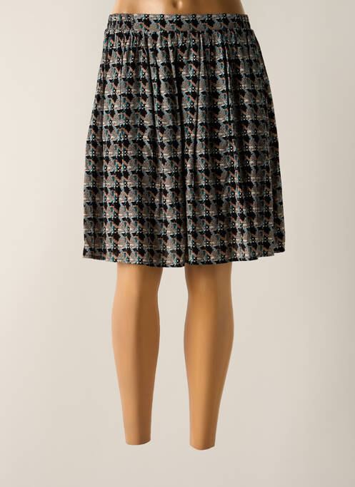 Jupe courte coupe évasée noir ARTLOVE femme