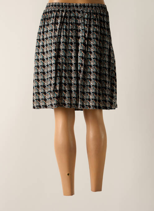 Jupe courte coupe évasée noir ARTLOVE femme