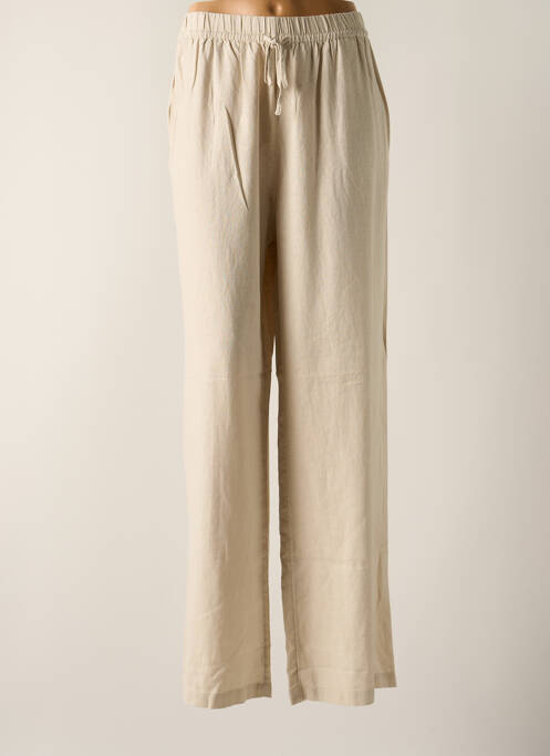 Pantalon large beige ONLY CARMAKOMA pour femme