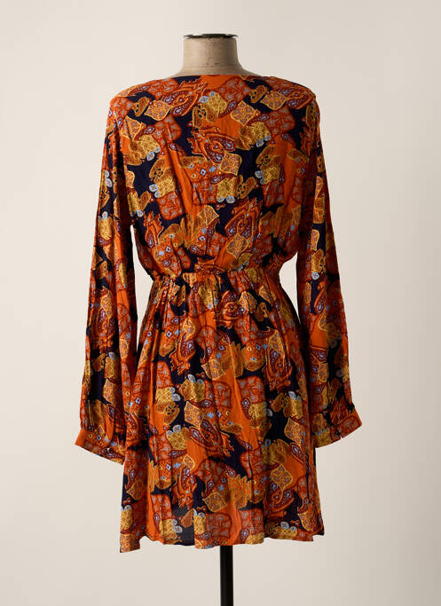 Robe courte orange ARTLOVE pour femme