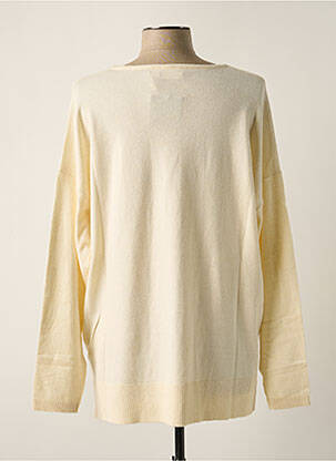 Pull col v manches longues beige ONLY CARMAKOMA femme