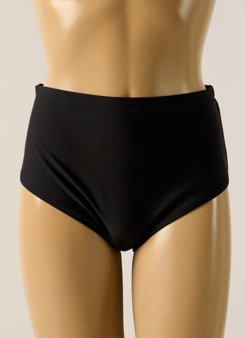 Bas de maillot de bain tissage satiné culotte noir ONLY femme