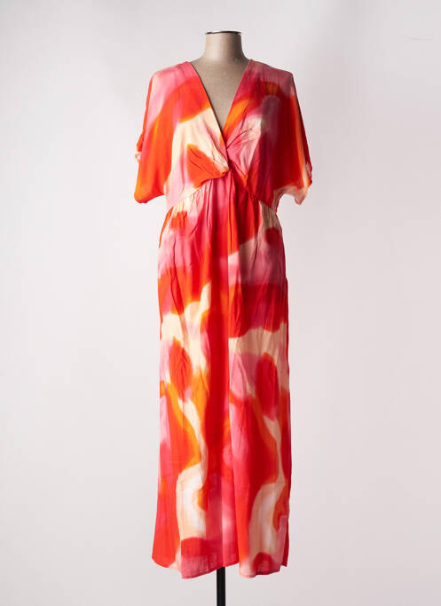 Robe longue orange VERO MODA pour femme