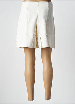 Short taille à pinces taille haute blanc ARTLOVE femme