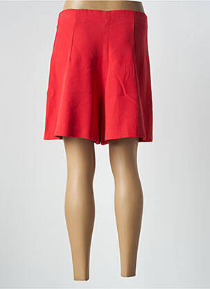 Short taille à pinces taille haute rouge ARTLOVE femme
