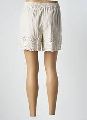 Short beige PIECES pour femme seconde vue