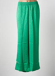 Pantalon large coupe fluide taille normale vert VERO MODA femme