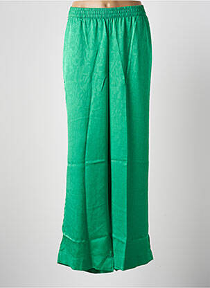 Pantalon large coupe fluide taille normale vert VERO MODA femme