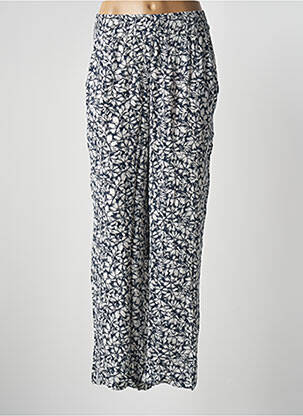 Pantalon large tissage crêpe taille normale bleu VERO MODA femme