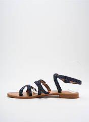 Sandales/Nu pieds bleu COULEUR POURPRE pour femme seconde vue