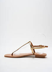 Tongs or COULEUR POURPRE pour femme seconde vue