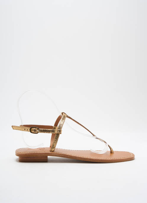 Tongs or COULEUR POURPRE pour femme