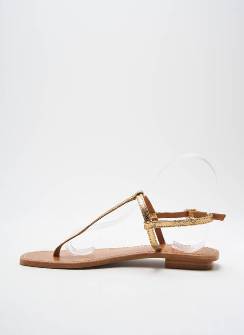 Tongs or COULEUR POURPRE femme