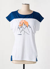 T-shirt blanc ADIDAS pour femme seconde vue