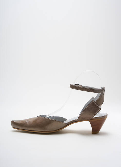 Sandales/Nu pieds marron AYAME pour femme