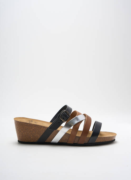 Sandales/Nu pieds noir AYOKA pour femme