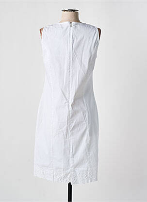 Robe mi-longue sans manche sans manche blanc MERI & ESCA femme