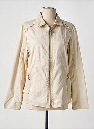 Veste casual finition intérieure doublée beige MCM femme