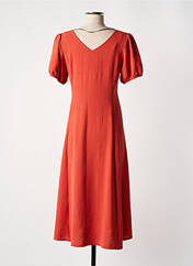 Robe mi-longue orange GEVANA pour femme seconde vue