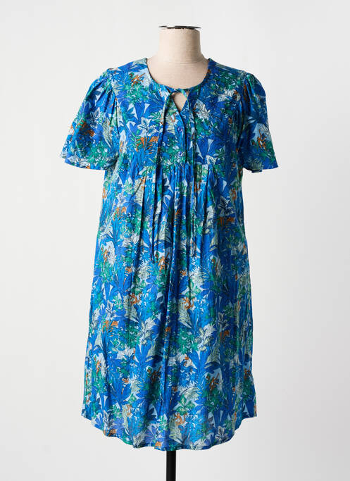 Robe courte bleu AGATHE & LOUISE pour femme