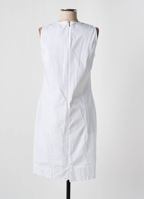 Robe mi-longue blanc MERI & ESCA pour femme
