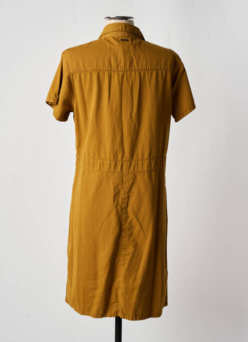 Robe mi-longue marron AGATHE & LOUISE pour femme
