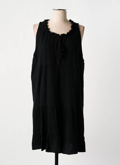 Robe mi-longue noir LA PETITE NÎMOISE pour femme