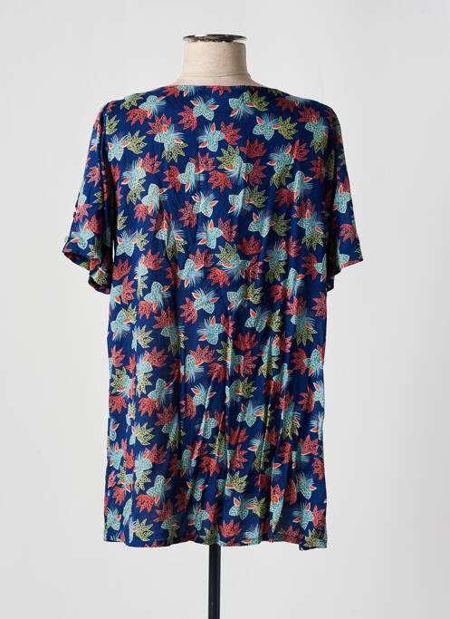Tunique manches courtes bleu AGATHE & LOUISE femme