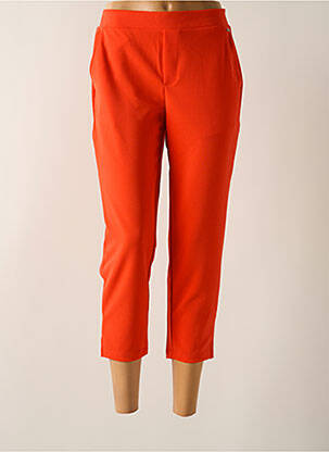 Pantacourt taille élastique taille normale orange MCM femme