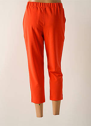 Pantacourt taille élastique taille normale orange MCM femme