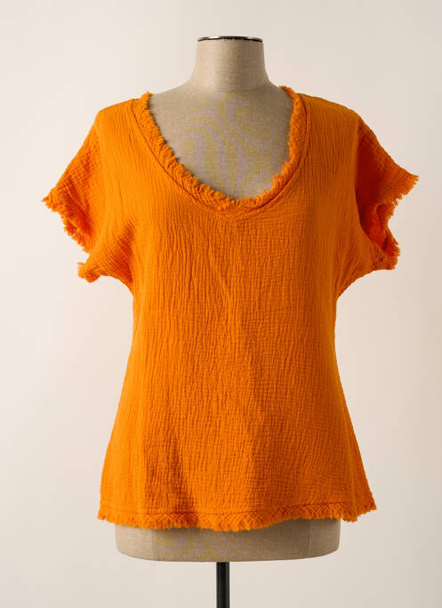 Blouse orange LA PETITE NÎMOISE pour femme