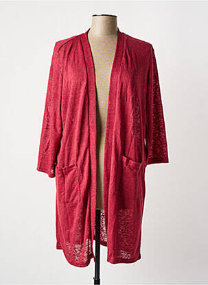 Gilet manches longues manches 3/4 rose M.X.O femme