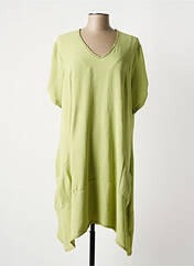 Robe mi-longue vert FRANCK ANNA pour femme seconde vue