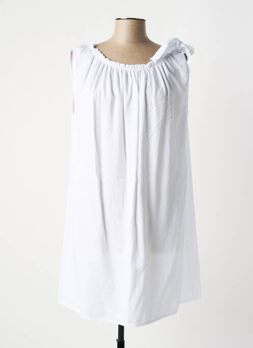 Robe courte blanc LA PETITE NÎMOISE pour femme