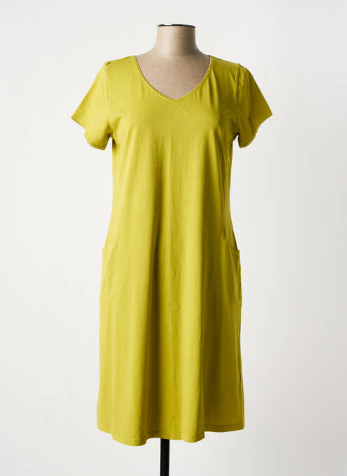 Robe mi-longue vert AGATHE & LOUISE pour femme