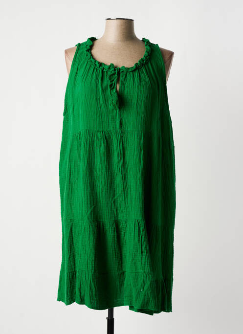 Robe mi-longue vert LA PETITE NÎMOISE pour femme