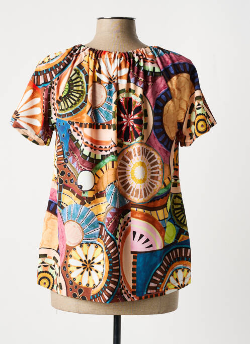 Top marron TELMAIL pour femme