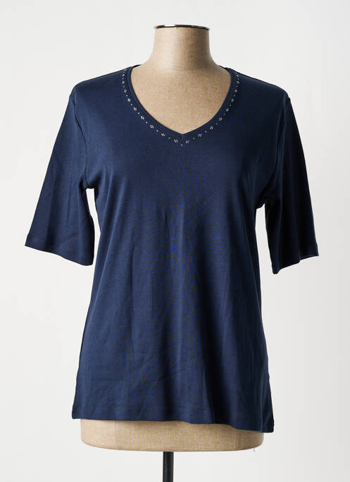 T-shirt bleu M.X.O pour femme