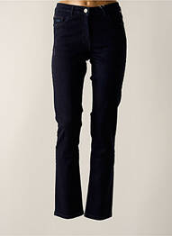 Jeans coupe slim stretch taille haute bleu AGATHE & LOUISE femme