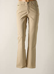 Jeans coupe slim stretch taille normale beige WALTRON femme