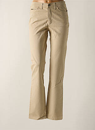 Jeans coupe slim stretch taille normale beige WALTRON femme