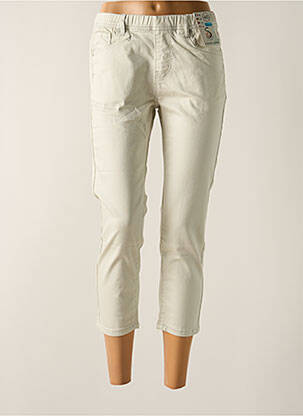 Jegging tissage popeline taille normale gris S.QUISE femme