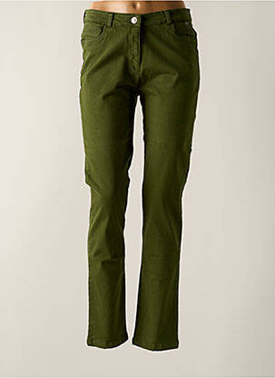 Pantalon slim vert AGATHE & LOUISE pour femme