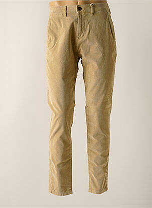 Pantalon chino stretch taille normale beige ESPRIT homme