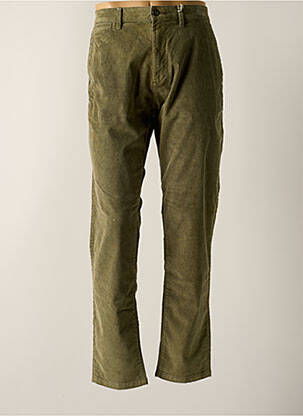 Pantalon chino stretch taille normale vert ESPRIT homme